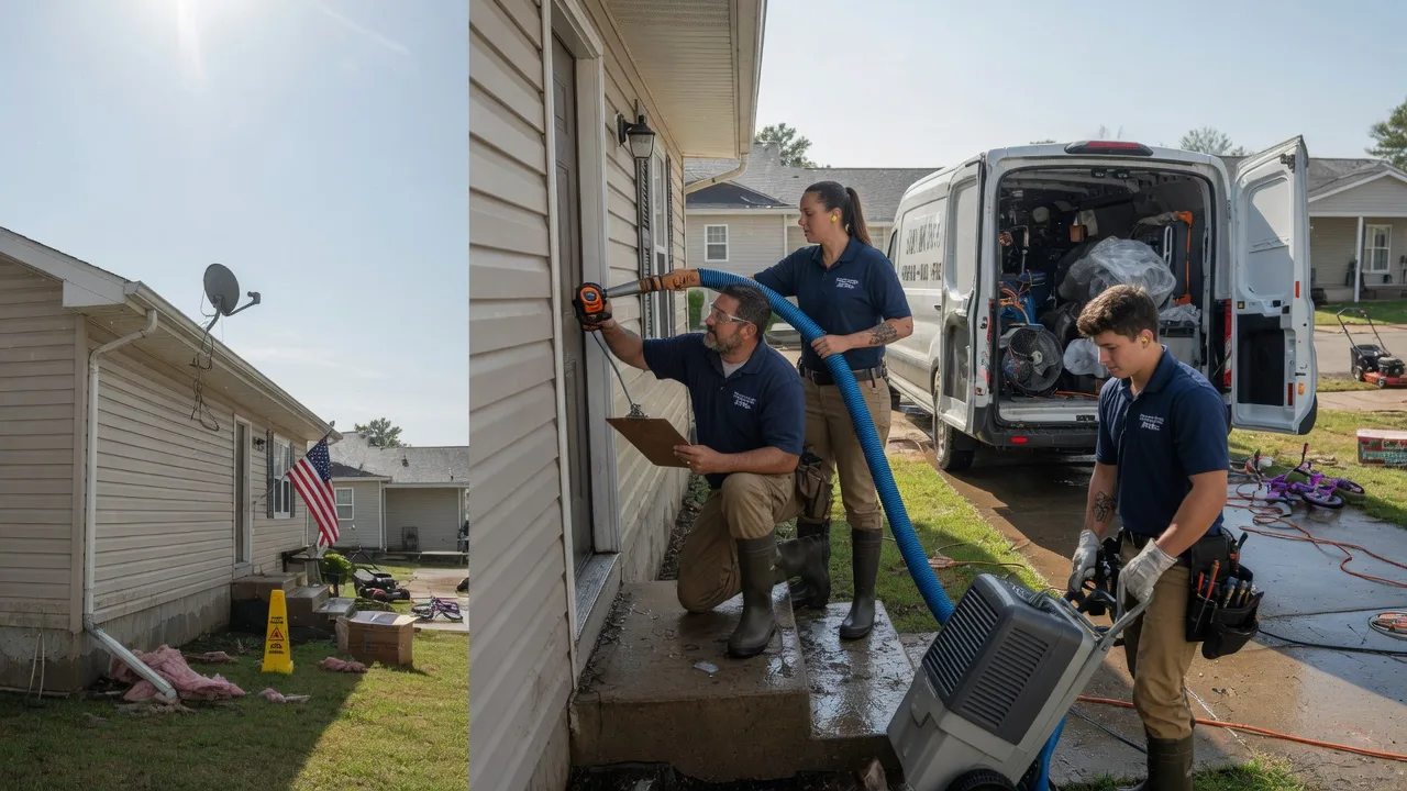 Ceiling Water Damage Restoration in Pratts, VA near me